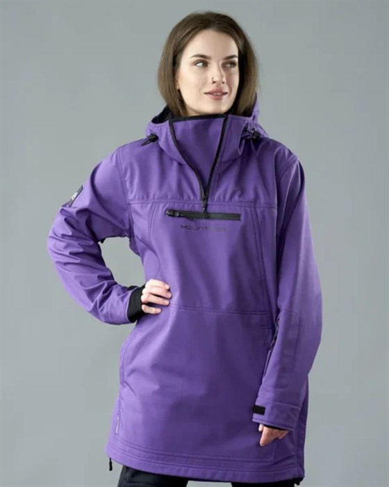 Анорак сноубордический (горнолыжный) "Маунтрайд" фиолетовый - фото 5082
