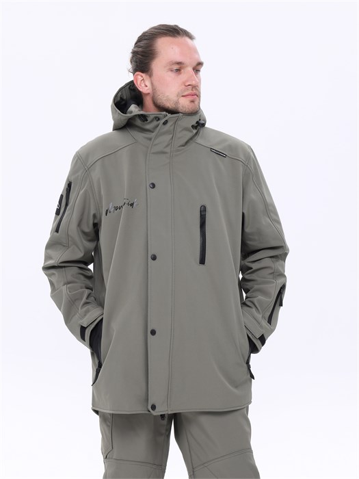 Куртка горнолыжная/сноубордическая "Маунтрайд"  хаки 1829