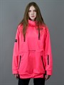 Сноубордическая куртка-худи "Маунтрайд" 365 неоново-розовая 1687