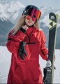 Анорак сноубордический (горнолыжный) "Mountride" красный - фото 4964