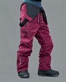 Полукомбинезон горнолыжный/сноубордический  "Mountride" бордовый (унисекс) ПКБ