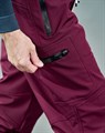 Полукомбинезон горнолыжный/сноубордический  "Mountride" бордовый (унисекс) ПКБ