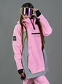 Анорак  сноубордический (горнолыжный) "Маунтрайд" розово-серый АН-MR-УН-РЗС