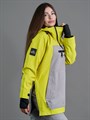 Анорак сноубордический (горнолыжный) "Mountride" MIX лимон/серый АН-MR-УН-Л/С