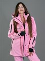 Куртка горнолыжная/сноубордическая "Маунтрайд" розовая КГС/РВ