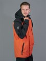 Куртка горнолыжная/сноубордическая "Маунтрайд" черный/терракот MIX КРТКТКМ