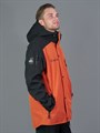 Куртка горнолыжная/сноубордическая "Маунтрайд" черный/терракот MIX КРТКТКМ