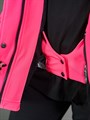 Куртка горнолыжная/сноубордическая "Маунтрайд" неоново-розовая КГС/НК