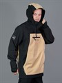 Анорак сноубордический (горнолыжный) "Mountride" MIX чёрный/песок АН-MR-УН-Ч/П