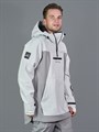 Анорак  сноубордический (горнолыжный) "Маунтрайд" бело-серый АН-МR-УН-БЛС