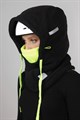 Балаклава горнолыжная MOUNTRIDE черный/неноново-желтый MR2023bn