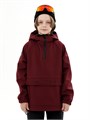 Анорак детский  горнолыжный/сноубордический Mountride FR  бордовый FRv25BV