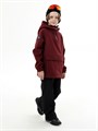 Анорак детский  горнолыжный/сноубордический Mountride FR  бордовый FRv25BV
