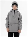 Анорак детский  горнолыжный/сноубордический Mountride FR светло-серый FRv25NYSS