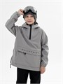 Анорак детский  горнолыжный/сноубордический Mountride FR светло-серый FRv25NYSS