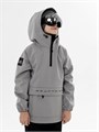 Анорак детский  горнолыжный/сноубордический Mountride FR светло-серый FRv25NYSS