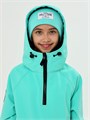 Анорак детский  горнолыжный/сноубордический Mountride FR ментол FRv25MT