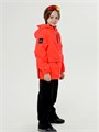 Анорак детский  горнолыжный/сноубордический Mountride FR ярко алый FRv25BS