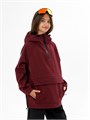 Анорак детский  горнолыжный/сноубордический Mountride FR  бордовый FRv25BV