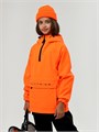 Анорак детский  горнолыжный/сноубордический Mountride FR ярко-оранжевый FRv25NO