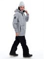 Анорак сноубордический (горнолыжный) "Mountride" FR  СВЕТЛО-СЕРЫЙ FRv25SS