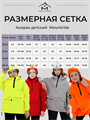 Анорак детский  горнолыжный/сноубордический Mountride FR красный FRv25RD