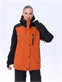 Куртка горнолыжная/сноубордическая "Маунтрайд" черный/терракот MIX КРТКТКМ