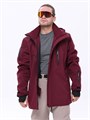 Куртка горнолыжная/сноубордическая "Маунтрайд"  бордовая КГБД